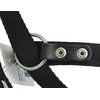 1" Wide 6 Way European Multi-functional Dog Leash, Adjustable Lead Black 40"-70" Long
