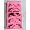 False Eyelashes, 5 Pairs, Wispy Long Curls, Faux Mink Look, Reusable