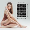 16 Sheets Henna Tattoo Stencils Reusable for Women Girls and Kids, 350+ PCS Tattoo Templates, Airbrush Tattoo Stencil