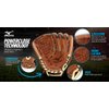 Mizuno unisex teen 11.5" Prospect Series PowerClose Baseball Glove 11 5 , Brown Tartan Flex Web, 11.5 US