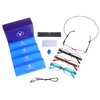 VisionGlobal 4 Pairs Reading Glasses with Spring Hinge, Blue Light Blocking Glasses for Women/Men (4 Color,+6.00 Magnification)