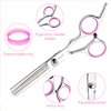Thinning Shears for Hair Cutting, Professional Hair Thinning Scissors Barber Texturizing Shears, Fcysy 6 Inches Haircutting Blend Scissor Hair Thinner Layering Scissors with Comb for Dog Women Men