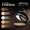 Menaji HDPV Anti-Shine Powder (Dark) | Anti-Shine Face Make-Up for Men | High-Definition Face Powder | Skin-Friendly Face Powder for Men | All-Occasion Face Powder | Contains Vitamin C & E (Dark)