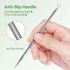 Pimple Popper Tool Kit,Blackhead Remover Tool 5 Pcs Blackhead Extractor Tool for Face Comedone Zit Acne Whitehead Blemish, Stainless Steel Extraction Tools Set