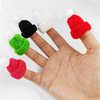 RONYOUNG 44PCS Mini Knitting Hats Christmas Mini Knitting Doll Hats Mini Wool Hat for Christmas Ornaments DIY Art and Craft