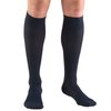 Truform Compression Socks, 20-30 mmHg, Men's Dress Socks, Knee High Over Calf Length, Navy, Medium,1944NV-M