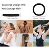 Hair Ties for Girls Elastic Hair Tie 300 PCS Black Soft for Medium Hair Hair Accessories for Women Perfect for Long Lasting Braids Ponytails and More Pain Free Hair Ponytail Holders Hair Elastic Band