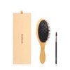 SIXPLUS Bamboo Hair Brush For Women Men Natural Bamboo Paddle Detangling Hairbrush For Thick Curly Thin Long Short Wet/Dry Hair Smoothing Massaging Scalp
