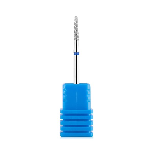 NMKL38 Tornado Flame Diamond Nail Drill Bit 3/32" Manicure Cutters Rotary Burr Drill Accessories Spiral Nail Mills Tool (C-M)