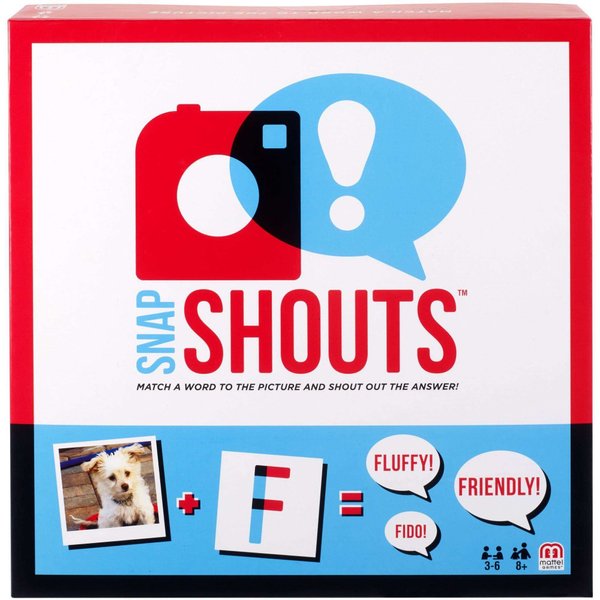 Mattel Games Snapshouts Family Fun Card Game Multi Player