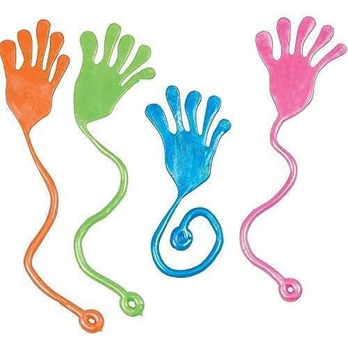 Tuko 20PCS Sticky Hands, Sticky Finger, Kids' Party Favor Sets， Fun Toys, Party Favors, Wacky Fun Stretchy Sticky Hands, Party Favors, Birthday Parties, Toys for Sensory Kids,20PCS