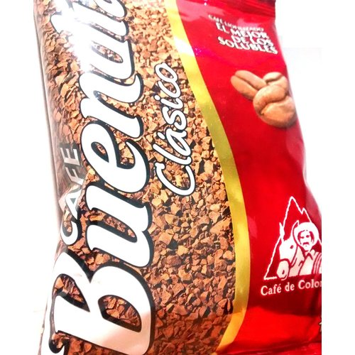 Buendia Instant Coffee - 17.6 oz (500g.) - 100% Colombian Freeze Dried Coffee