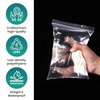 Levex - 14" x 20" (200 Count) 4 Mil Heavy Duty, Strong & Durable Clear Reclosable Zip Plastic Poly Bags with Resealable Lock Seal Zipper for Travel, Storage, Packaging & Shipping
