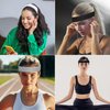 DERAYEE Headbands for Women, 6 Pcs Elastic Headbands Soft Fabric Non Slip Hair Bands for Women Yoga Sports Workout (9 x 2.5 Inch)