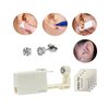 4 Pcs Self Ear Piercing Kit, Disposable Sterile Ear Piercing Gun Ear Piercing Tool (White)