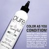 Pure Blends Tempted Silver Intense Color Depositing Conditioner | Brighten & Tone Color Faded Hair | Semi Permanent Hair Dye | Prevents Color Fade | Extend Vibrant Color Tones To Dyed Hair | 8.5 Oz.