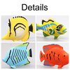 HAPTIME 12PCS Tropical Fish Toys Set, Pastic Cute Sea Life Creatures Learning Educational Toy Party Favors & Christmas Gifts for Boys, Girls, Kids