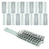 Bulk Hair Brushes for Homeless Individually Wrapped, Hair Brush Bulk, Fashion Green Hair Brush for Curly Hair Suitable for Homeless,Shelter,Air Bnb/Hotel (12 PCS)