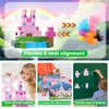 Annexfun Building Blocks-100PCS Building Blocks, Building Castle Princess Castle Garden STEM Cubes for Toddler Kids Toys, Construction Toys for Kids Ages 3+, Christmas Birthday Gifts for Girls
