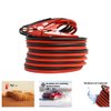 A ABIGAIL Heavy Duty Jumper Cables, Booster Cables 1 Gauge 800A 25 Ft Booster Jump Start Automotive Jumper Cables Kit for Car, SUV, and Trucks with Professional Clamps and Carrying Bag