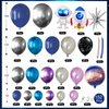 152Pcs Space Balloon Arch Kit 33" Rocket Astronaut Galaxy Foil Balloons 12" Metallic Navy Blue Purple Silver Balloons Space Party Decorations Garland Kit for Boys Outer Space Birthday Party