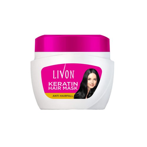 Livon Keratin Anti-Hair Fall Hair Mask | Reduces Hair Fall and Frizz | Conditioning Treatment for Healthy, Smooth & Shinier Hair | All Hair Types| 15.2 Fl.oz.