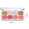 Wugbc 8 Colors Blush Palette Makeup, Face Highlighters Contouring Powder, Shimmer Bronzer Rubores De Maquillaje for Cheeks, Mineral Blushes Highlighting Shades Waterproof Illuminator Women Cosmetics