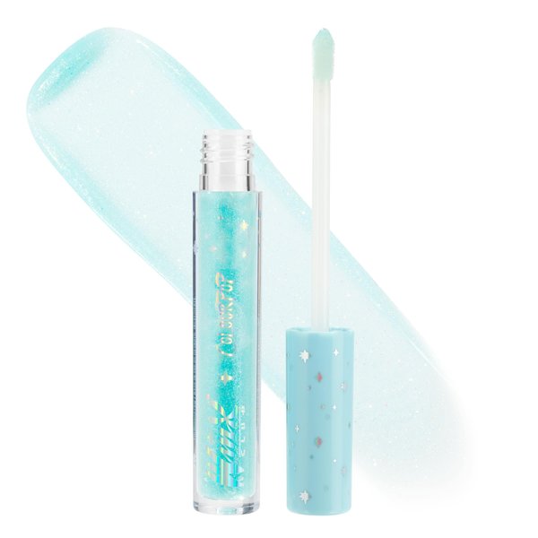 ColourPop Winx Club Ultra Glossy Lip Gloss - Hydrating, Sheer Blue Lip Gloss for Juicy, Fuller-Looking Lips - Formulated with Jojoba Oil to Moisturize & Nourish - Aisha (0.11 oz)