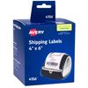 Avery Direct Thermal Shipping Labels, 4" x 6", White, Comparable to DYMO 1744907, 1 Roll of Labels, 220 Printable Labels Total (4156)
