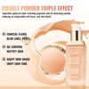 Oulac foundation make up, Skincare Infused with Aloe Leaf and Vitamin E, medium to high coverage liquid foundation, Golden Natural Foundation Vagan 30ml