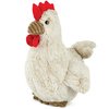 Giftable World 9 Inch Plush Pet Toy Chicken with Squeaker Dog Chew Toy