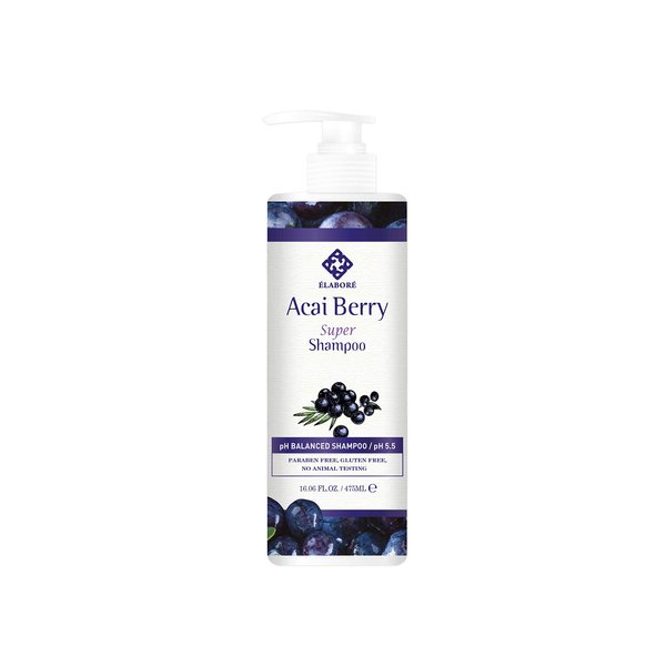 Elabore Acai Berry Super (Sulfate Free) Shampoo 16.06fl.oz/ 475ml