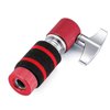 Facmogu Standard Hi-Hat Clutch, Fit for 7mm Rod, Aluminum Alloy Hi Hat Clutch Hi-hat Stand Post Jazz Drum Clutch for Hi Hat Drop Clutch Cymbal Jazz Drum Parts Accessories - Red