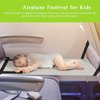 Toddler Airplane Bed, Kids Airplane Seat Extender Travel Bed Kids Airplane Travel Essentials Portable Toddler Bed Baby Portable Plane Bed Foot Rest for Flights