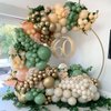 Sage Green Balloon Garland Arch Kit 165pcs Sage Green Sand White Apricot Blush Apricot Chrome Gold Balloons for Baby Shower Bridal Shower Birthday Engagement Party Decorations