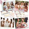 63 Pcs Bridesmaid Proposal Gifts Bulk Maid of Honor Gifts Matron of Honor Gifts Brides Bridesmaid Cosmetic Makeup Bag Hair Knotted Bracelets Invitation Cards for Wedding Bachelorette (Rose and Leaves)