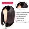 4X4 Short Bob Lace front Wigs Human Hair Straight Natural Hairline 14 Inch Brazilian Remy Hair Wigs Pre Plucked with Baby Hair for Black Women