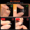 Ranrose Short Almond Nail Tips 240PCS Half Matte Soft Gel Nail Tips 12 Sizes Short Almond Half Cover False Nails with Handles for Press on Nails Extension Art Home & DIY Nail Salon with Box