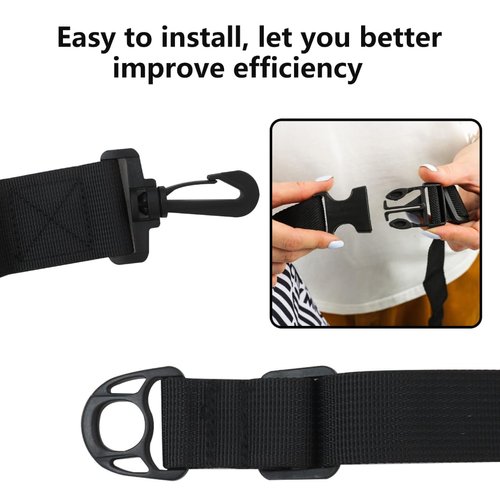 2024 Upgraded String Trimmer Strap with Adjustable Weed Wacker Strap Compatible with Multi Head System, Grass Trimmer, Weedeater, Leaf Blower, some of Shrub Trimmers