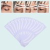 AOZUO 12 Pairs Eyebrow Stencil Stickers, Disposable Airbrush Eyebrow Stencils Shape Tape Brow Mapping Guide Auxiliary Stickers Air Brush Eyebrow Tattoo Template for Tinting Makeup