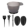 5 PCS Professional Salon Hair Coloring Kit, Hair Dyeing Kit Hair Dye Brush Bowl Comb Hair Dyeing Tools Set Coloring Tools for Salon Hairdressing and Home
