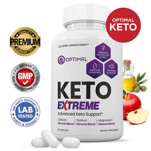 (5 Pack) Optimal Keto Extreme Pills 1675MG New & Improved Formula Contains Apple Cider Vinegar Extra Virgin Olive Oil Powder Green Tea Leaf 300 Capsules