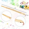 Gejoy 15 Pieces 12 Inch Halloween Wooden Snakes Unfinished Wooden Wiggly Snakes Jointed Flexible Wood Snake to Paint Blank Canvas Animal Model Crafts for Arts and Crafts Birthday Party Supplies