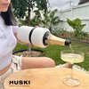 Huski Wine Chiller | Award Winning Iceless Design | Keeps Wine Cold up to 6 Hours | Wine Accessory | Next Generation Ice Bucket | Fits Some Champagne Bottles | Perfect Gift for Wine Lovers (Stainless)
