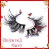 Uranian False Eyelashes Fluffy Faux Mink Lashes Natural Look Russian Strip Eye Lashes Christmas Dramatic Fake Eyelashes for Women and Girls
