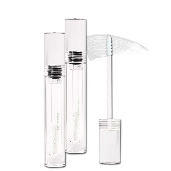 Kpeuuef 2 Pcs Mascara Top Coat Gel,Waterproof Top Coat for Eyelashes & Brows,Long-Wear Clear Eyelash Sealer,Transparent Mascara for Lashes Sweatproof Mascara Fixer,Non-Flaking,Non-Clumping