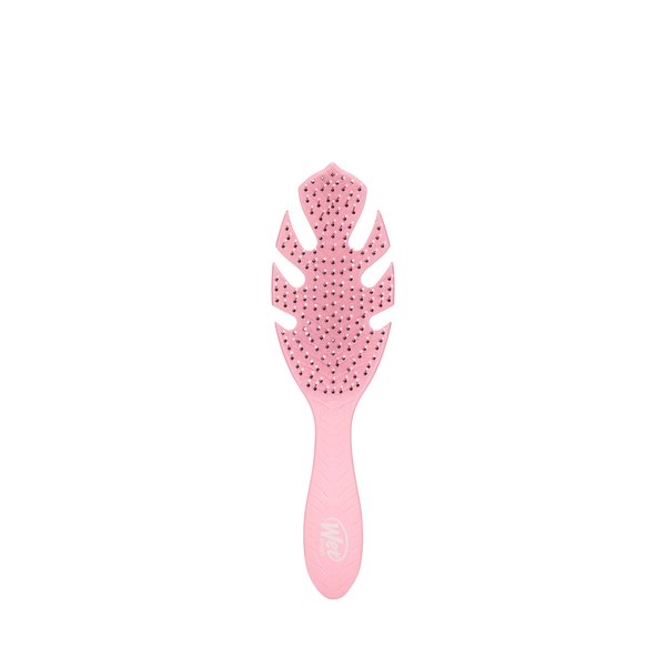 Wet Brush Go Green Hair Detangler Brush, Pink - Detangling Hair Brush - Ultra-Soft IntelliFlex Bristles Glide Through Tangles & Gently Loosens Knots While Minimizing Pain, Split Ends & Breakage
