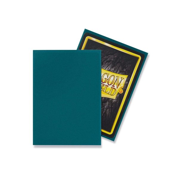 Dragon Shield 100 Count Standard Size Matte Deck Protector Sleeves (Matte Petrol)