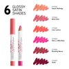 Physicians Formula Rosé Kiss All Day Glossy Lipstick Lip Color Makeup, Pink Blind Date | Dermatologist Tested, Clinicially Tested
