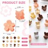 YONOY 60Pcs Colorful Mini Hair Clips, Small Flower Hair Clips Cute Bunny Claw Clips Mini Crown Jaw Clips Hair Pins Hair Barrettes Toddler Hair Accessories for Women Girls Kids Teens（Random color）